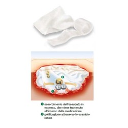 MEDICAZIONE SUPRASORB CON ALGINATO DI CALCIO TAMPONE 2G 30CM 5 PEZZI