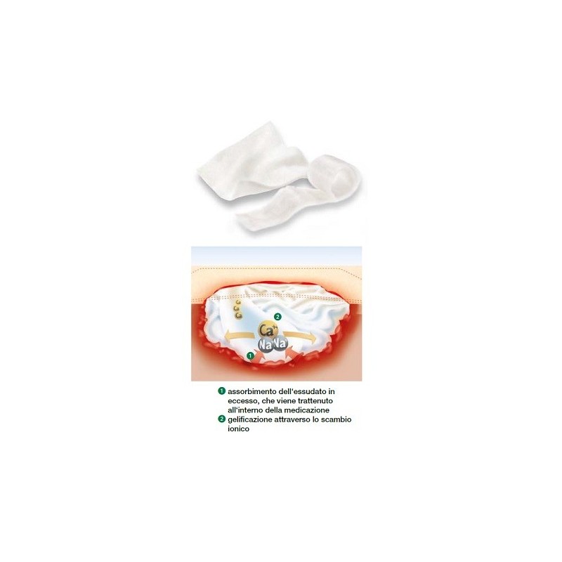 MEDICAZIONE SUPRASORB CON ALGINATO DI CALCIO TAMPONE 2G 30CM 5 PEZZI