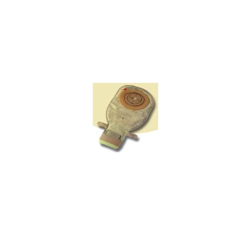 SACCA PER ILEOSTOMIA APERTA RICOPERTA IN TESSUTO NON TESSUTO ALTERNA MIO CON HIDE/AWAY MISURA FORO 21MM CAPACITA' MAXI 500ML 10 