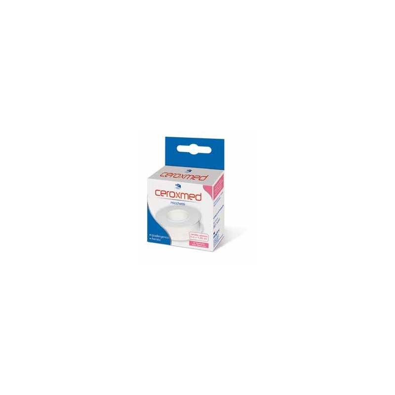 CEROTTO ADESIVO IN ROCCHETTO CEROXMED IN TESSUTO NON TESSUTO AERATO IPOALLERGENICO BIANCO 500X1,25 CM 1 PEZZO