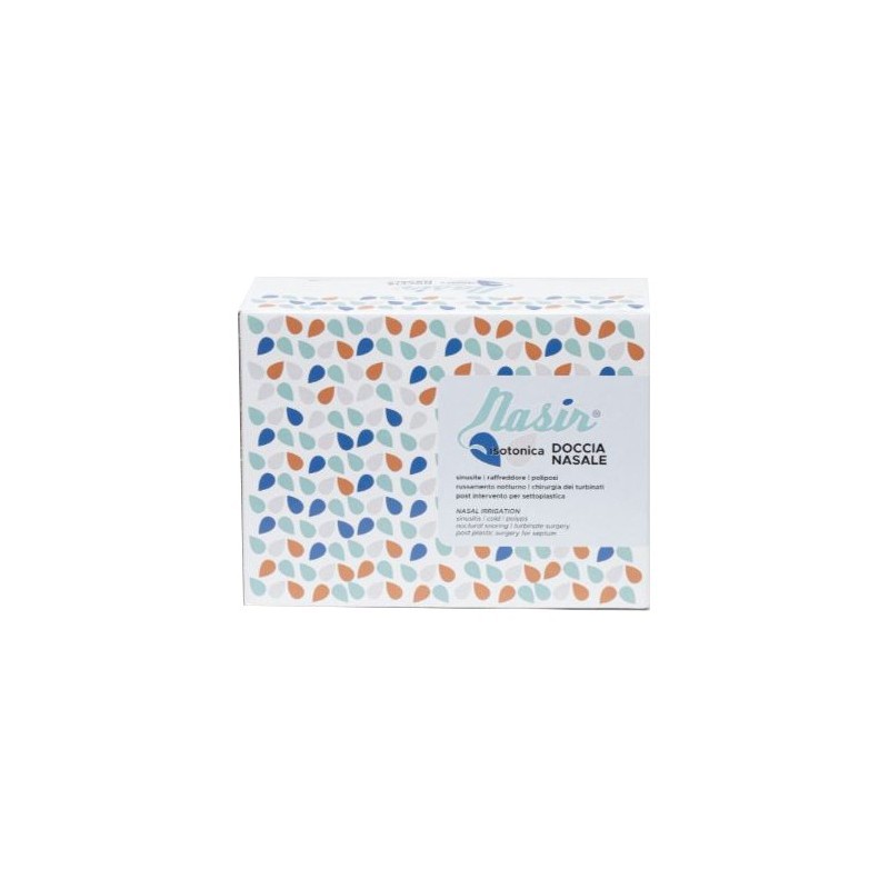 SOLUZIONE FISIOLOGICA ISOTONICA STERILE NASIR IN SCATOLA CON6 SACCHE VERSIONE LUER LOCK DA 500ML