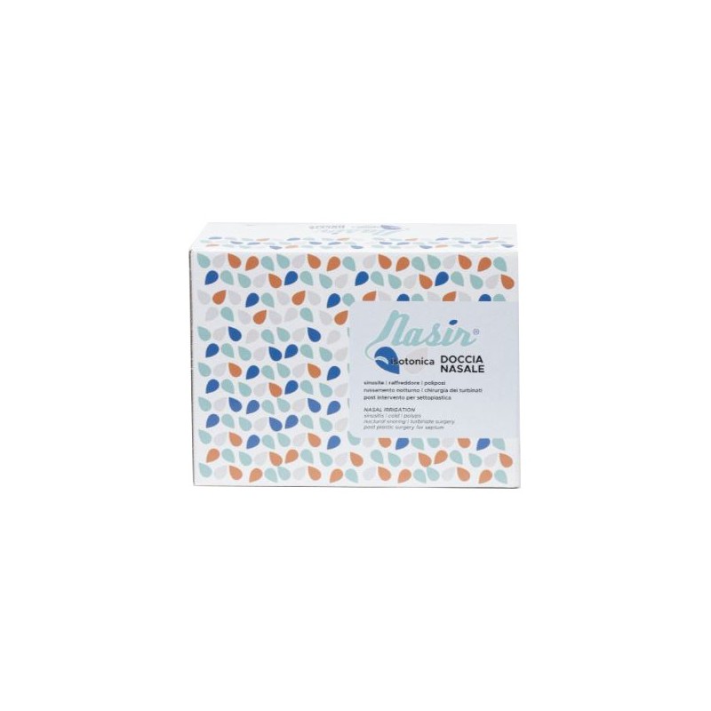 SOLUZIONE FISIOLOGICA ISOTONICA STERILE NASIR IN SCATOLA CON10 SACCHE VERSIONE LUER LOCK DA 250ML