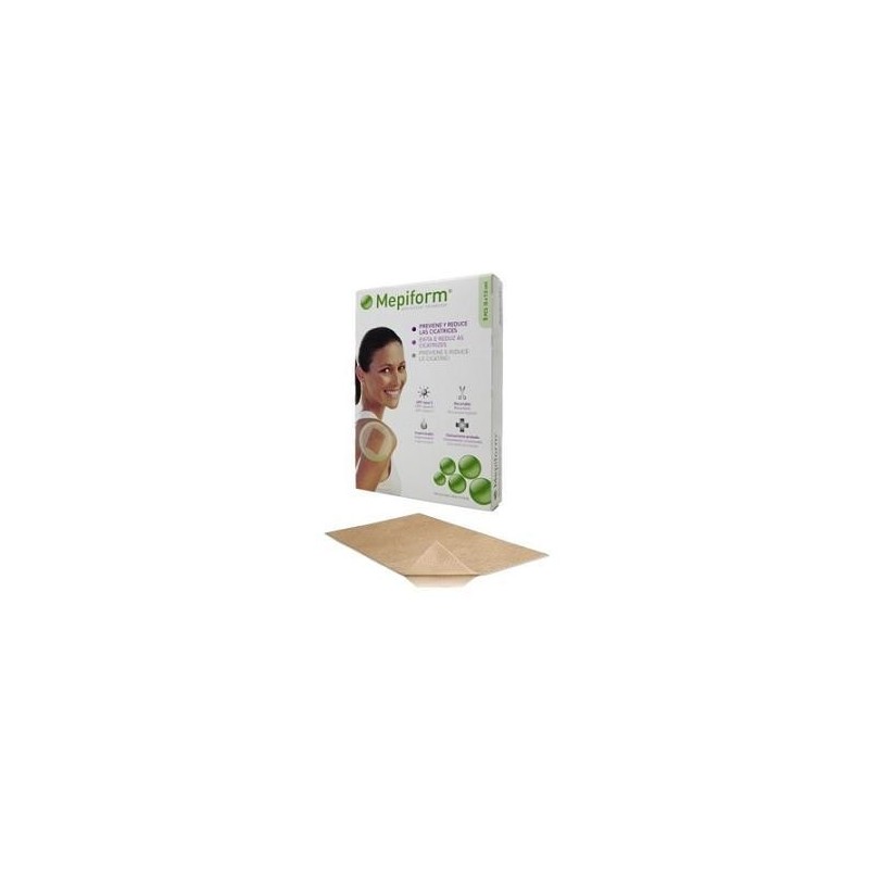 MEDICAZIONE MEPIFORM ATRAUMATICA PER CICATRICI E CHELOIDI NON STERILE 4X30CM 5 PEZZI