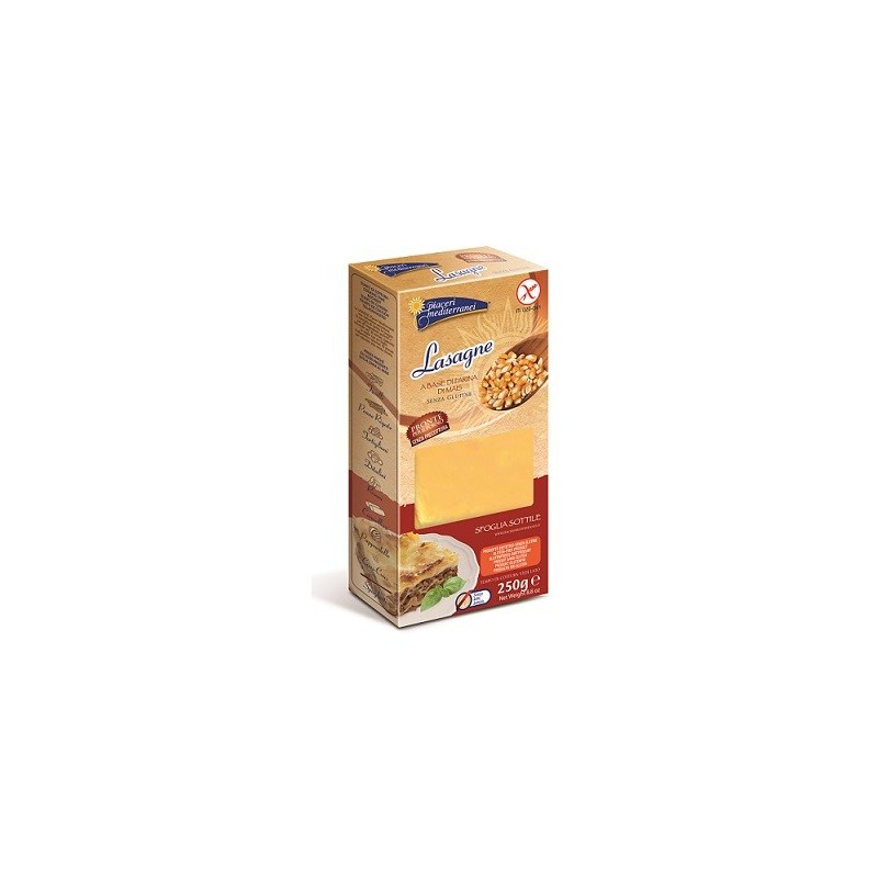 PIACERI MEDITERRANEI PASTA FARINA MAIS LASAGNE 250 G
