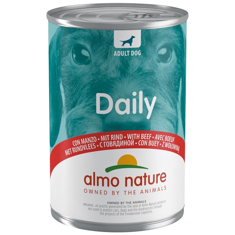 ALMO NATURE DOGS DAILY MENU CON MANZO 400G