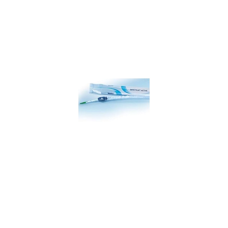 CATETERE VESCICALE AUTOLUBRIFICATO SAFETYCAT ACTIVE ERGOTHAN 40 CM CH 12
