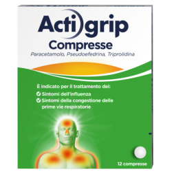 ACTIGRIP*12CPR 2,5+60+500MG