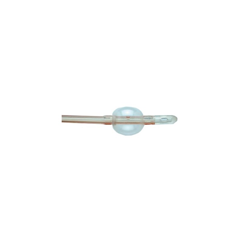 CATETERE FOLYSIL SCANALATO IN SILICONE LUNGHEZZA 40 CM 2VIE 2 FORI LINEA RADIOPACA CON PALLONCINO 15 ML VALVOLA GIALLA CH20 1 PE