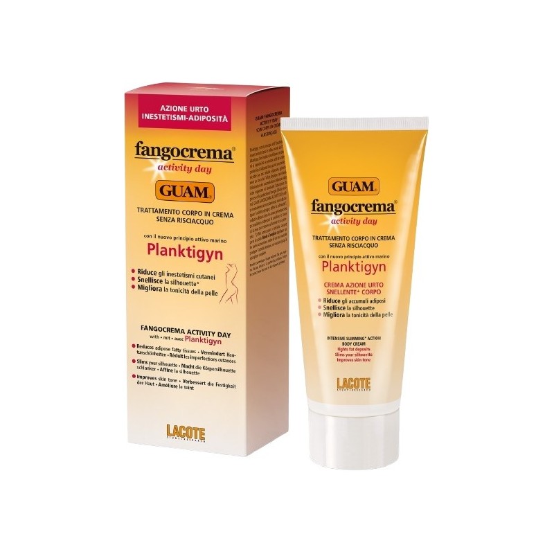 GUAM FANGOCREMA ACTIVITY DAY TRATTAMENTO CORPO CON PRINCIPIO ATTIVO PLANKTIGYN 200 ML