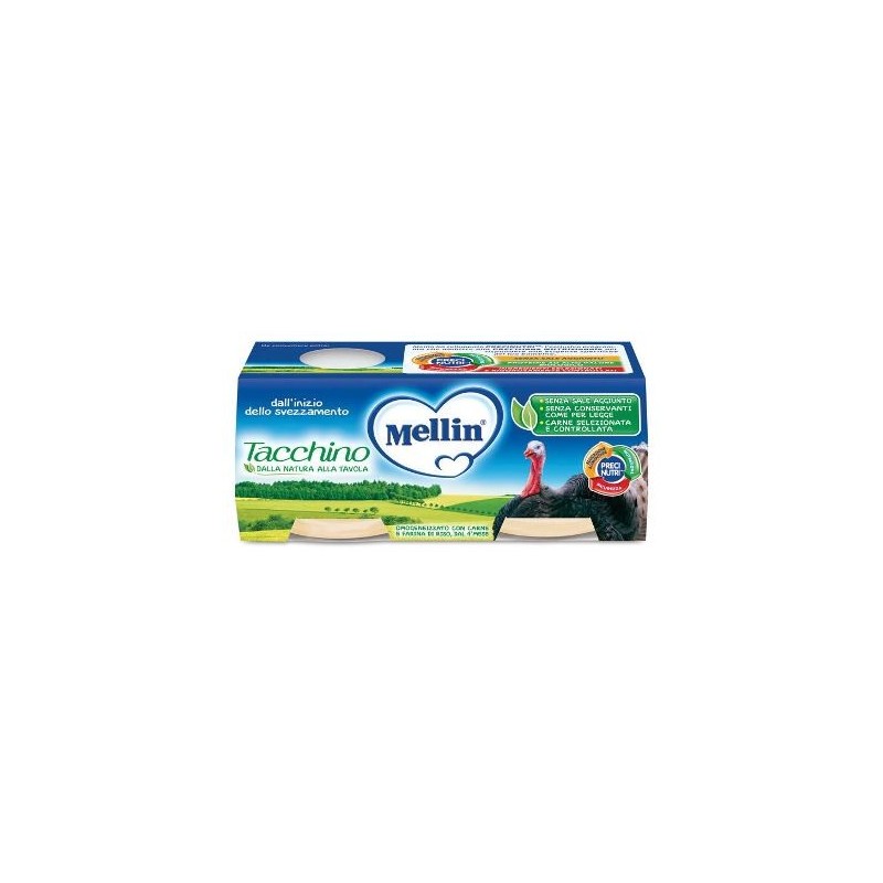 OMOGENEIZZATO MELLIN TACCHINO 2X120 G