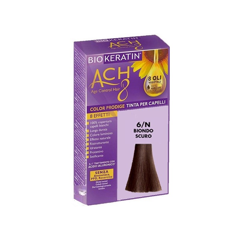 BIOKERATIN ACH8 COLOR PRODIGE 6/N BIONDO SCURO