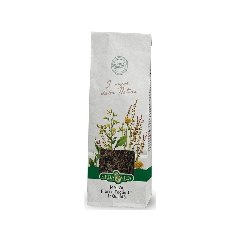 MALVA TAGLIO TISANA 1 QUALITA' FIORI E FOGLIE