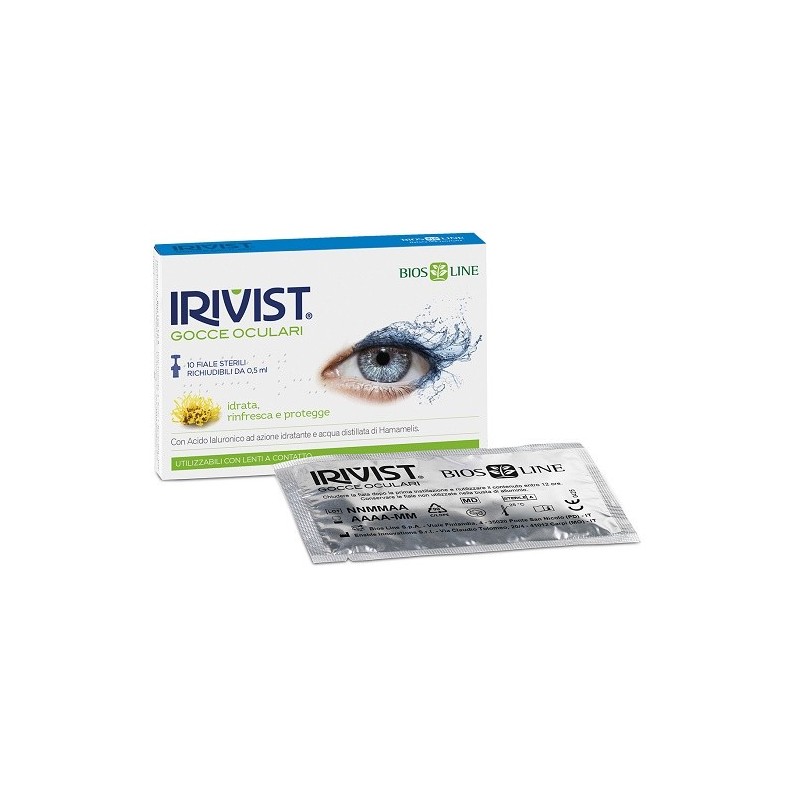 IRIVIST GOCCE OCULARI MONODOSE 10 FIALE DA 0,5 ML