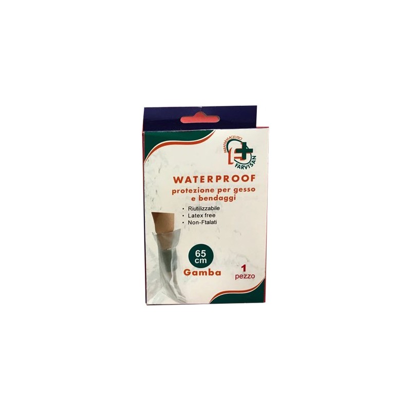 WATERPROOF PROTEZIONE PER GESSO E BENDAGGI PER GAMBA 65 CM RIUTILIZZABILE