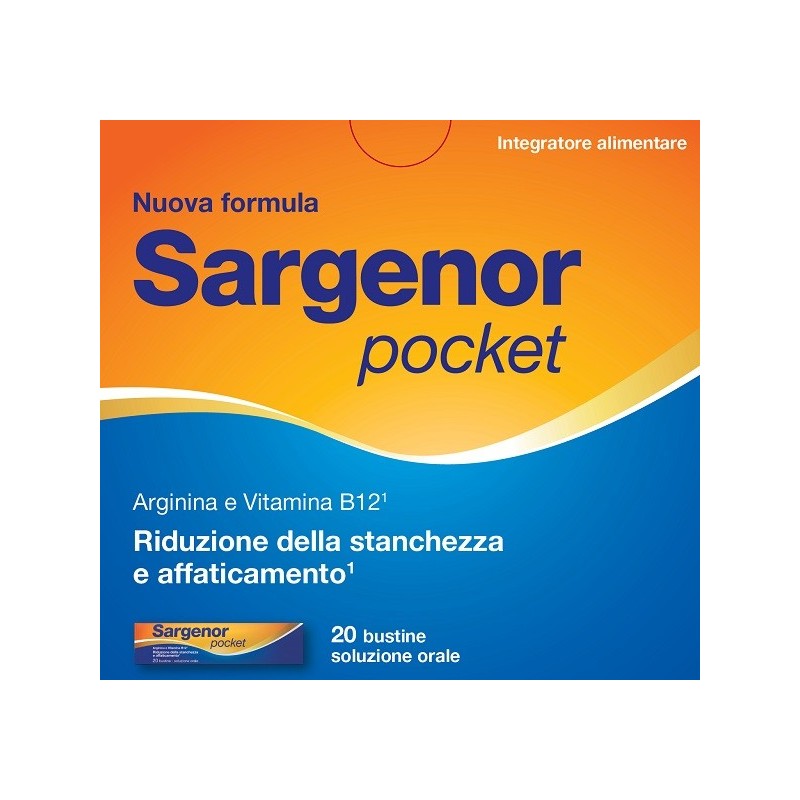 SARGENOR POCKET 20 BUSTINE DA 5 ML