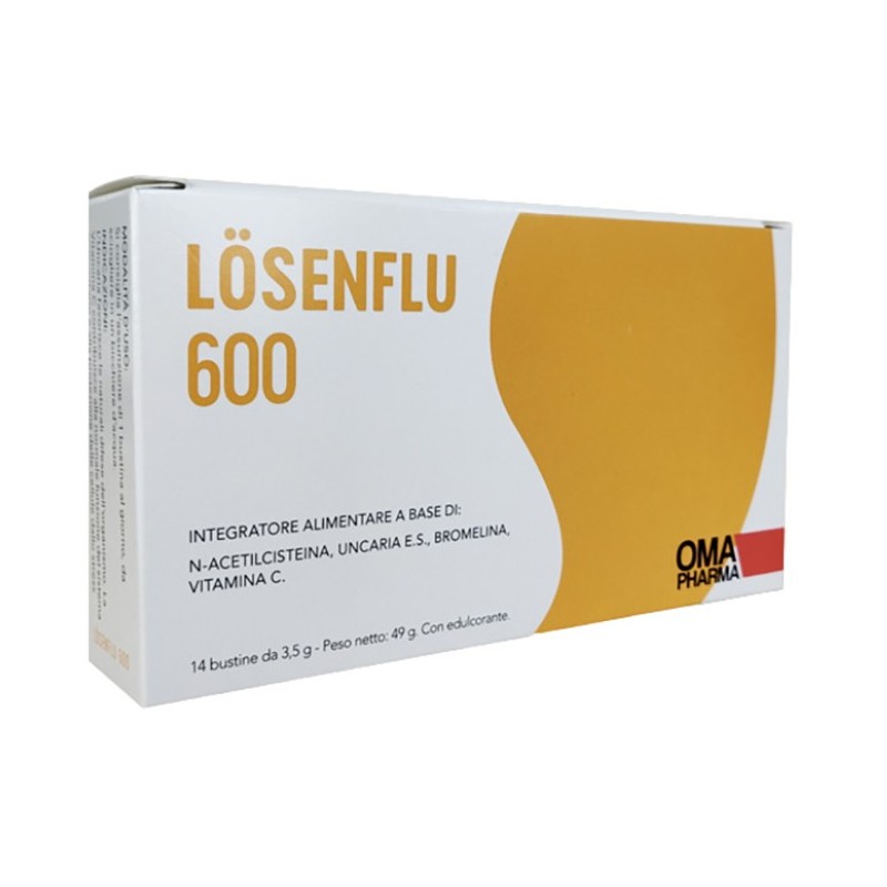 LOSENFLU 600MG 14 BUSTINE 3,5 G