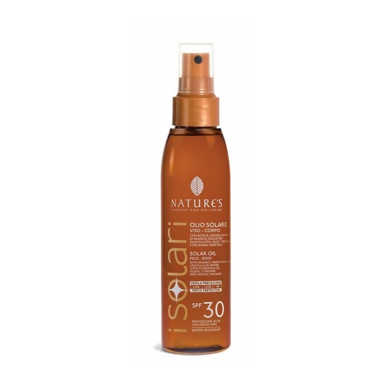 NATURE'S I SOLARI OLIO SOLARE VISO CORPO SPF 30 150 ML