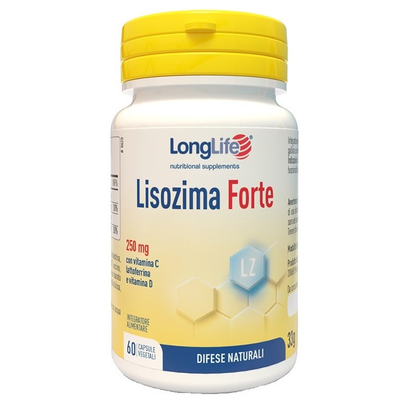 LONGLIFE LISOZIMA FORTE 60 CAPSULE VEGETALI DA 600 MG