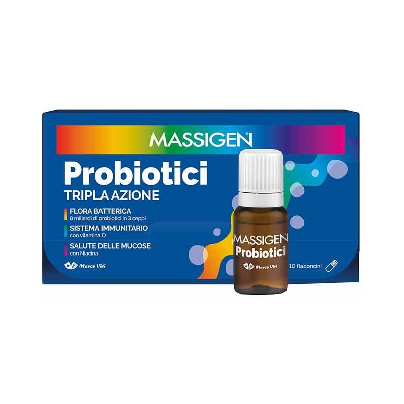 MASSIGEN PROBIOTICI 10 FLACONCINI X 8 ML