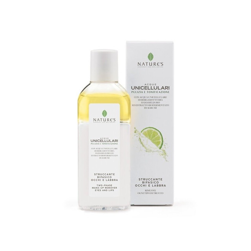 ACQUE UNICELLULARI STRUCCANTE BIFASE OCCHI LABBRA 125 ML NATURE'S