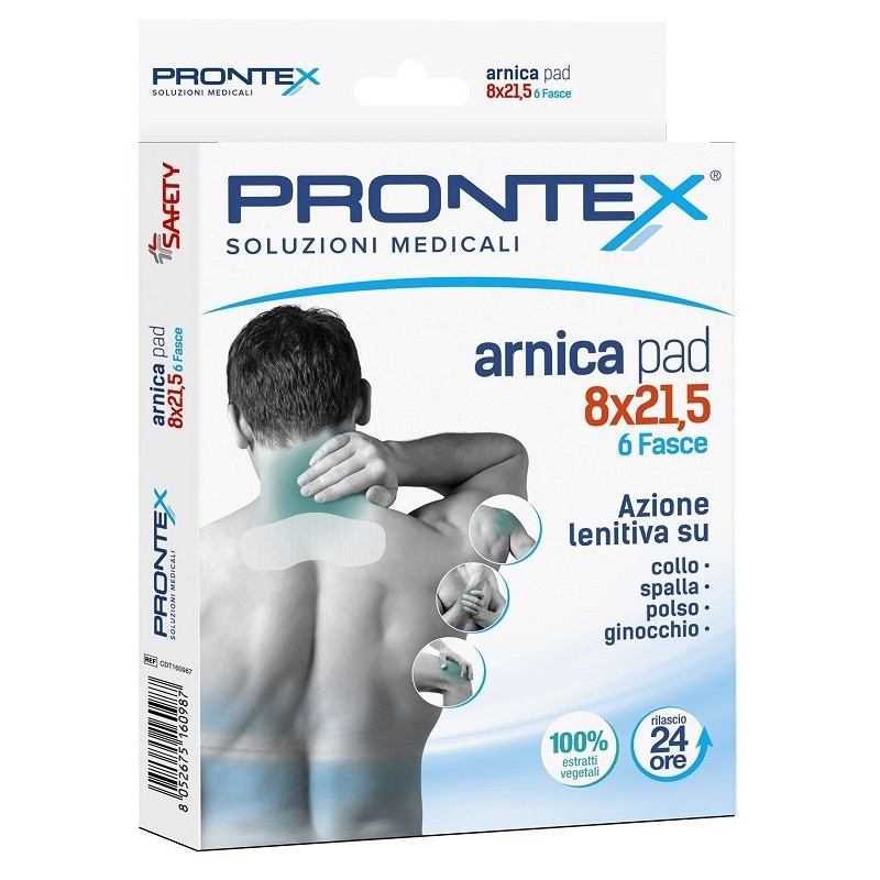 FASCIA PRONTEX ARNICA PAD 8 X 21 ,5 6 PEZZI