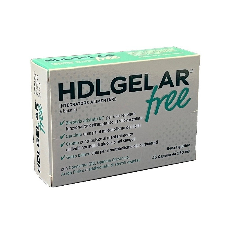 HDLGELAR FREE 45 CAPSULE DA 550 MG