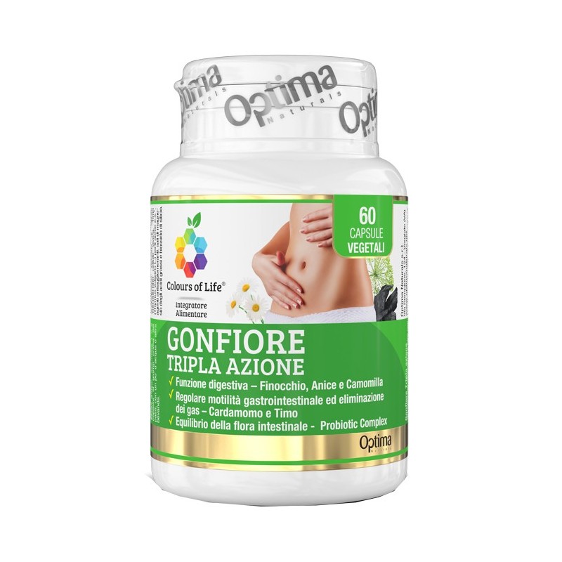 COLOURS OF LIFE GONFIORE TRIPLA AZIONE 60 CAPSULE