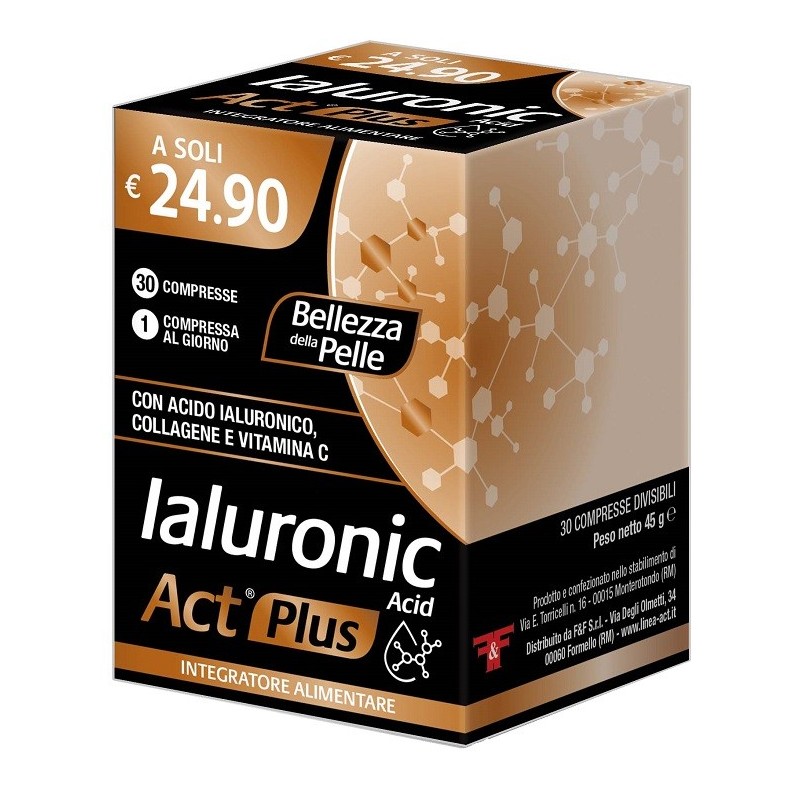 IALURONIC ACID ACT PLUS 30 COMPRESSE DIVISIBILI