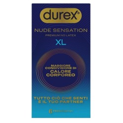 PRESERVATIVO DUREX NUDE SENSATION XL 6 PEZZI