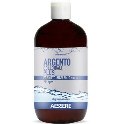 ARGENTO COLLOIDALE PLUS 20PPM 500 ML FORMATO RISPARMIO