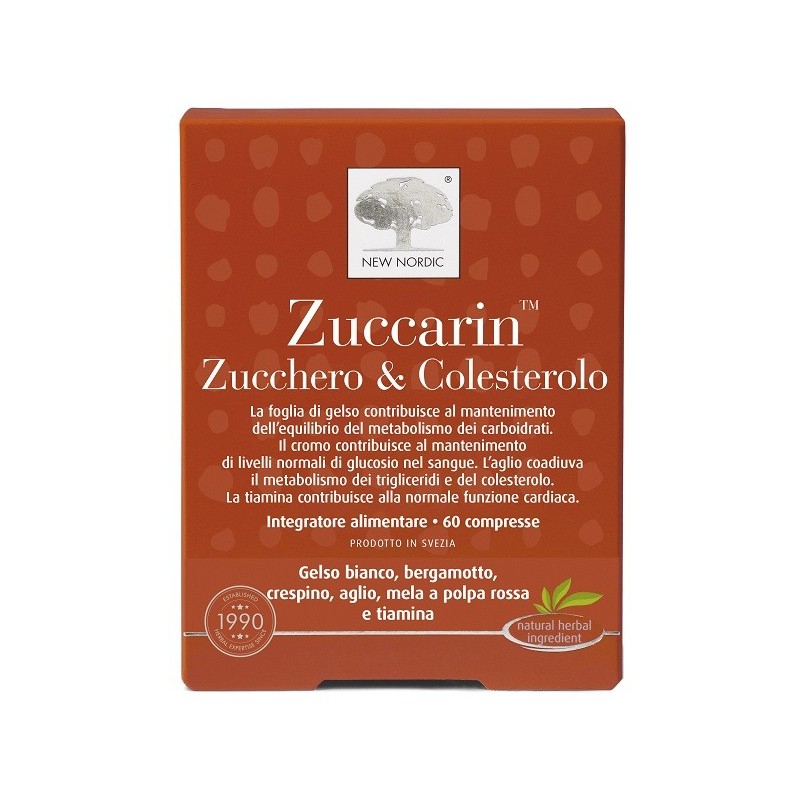 ZUCCARIN ZUCCHERO & COLESTEROLO 60 COMPRESSE