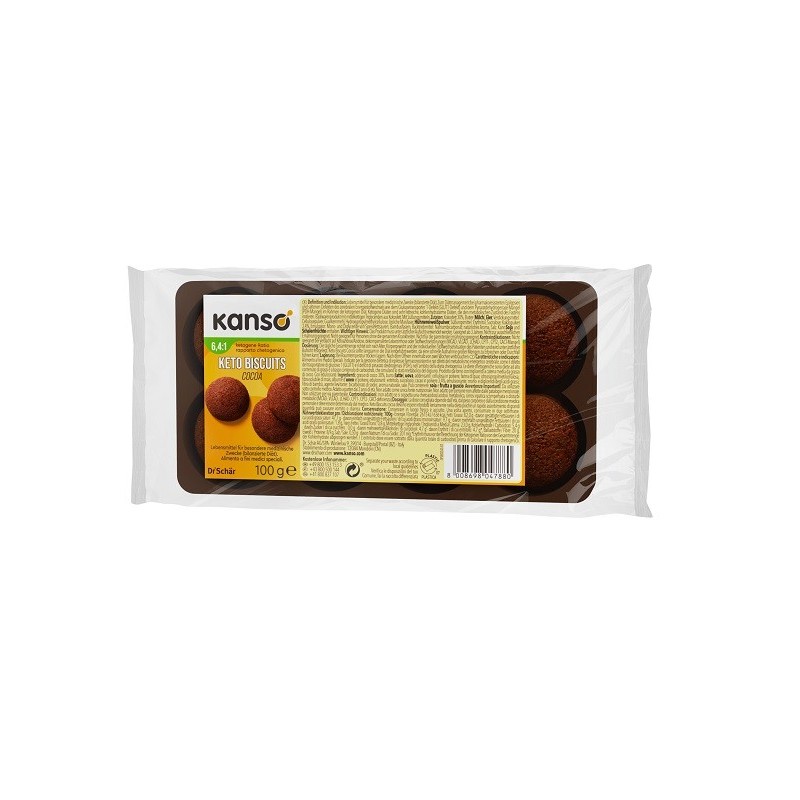 KANSO KETO BISCUITS COCOA 100 G