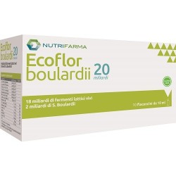 ECOFLOR BOULARDII 20 MILIARDI 10 FLACONCINI DA 10 ML