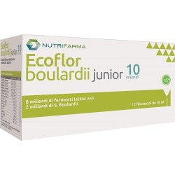 ECOFLOR BOULARDII JUNIOR 10 MILIARDI 10 FLACONCINI DA 10 ML
