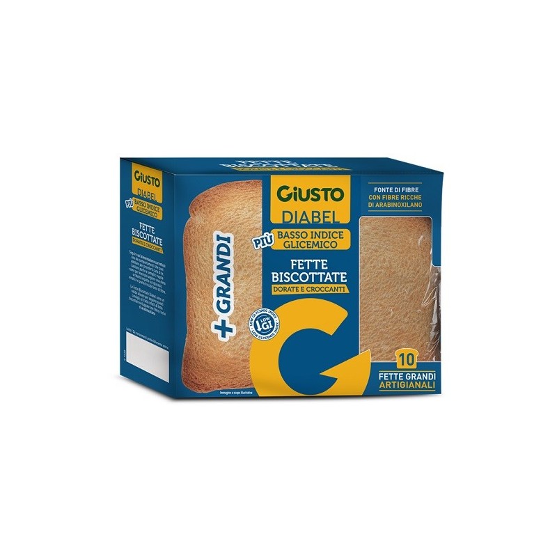 GIUSTO DIABEL FETTE BISCOTTATE 150 G NUOVA RICETTA
