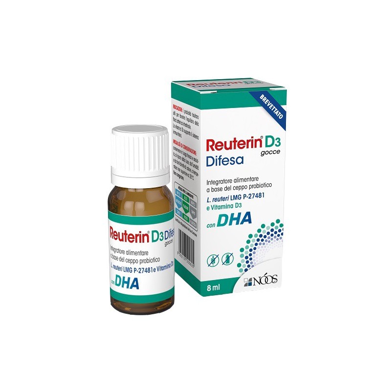 REUTERIN D3 DIFESA GOCCE CON DHA 8 ML