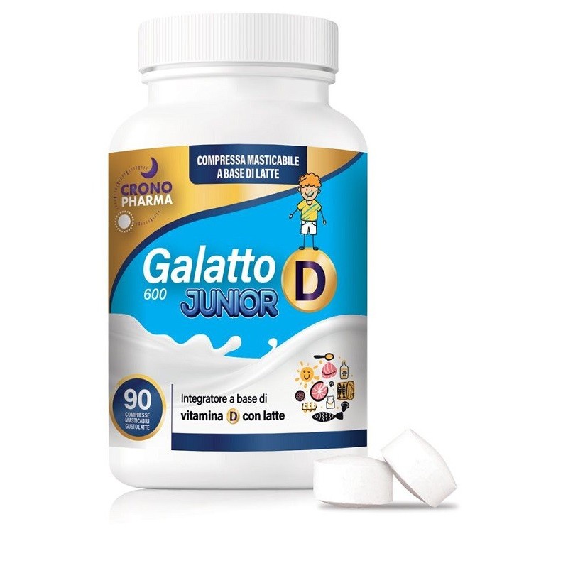 GALATTO D JUNIOR 90 COMPRESSE MASTICABILI DA 600 MG
