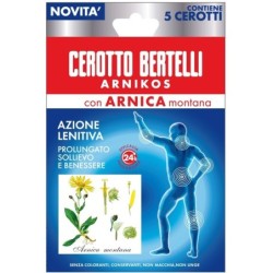 BERTELLI CEROTTO ARNIKOS CON ARNICA MONTANA 5 PEZZI