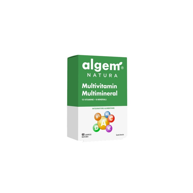 MULTIVITAMIN MULTIMINERAL 60 COMPRESSE MASTICABILI