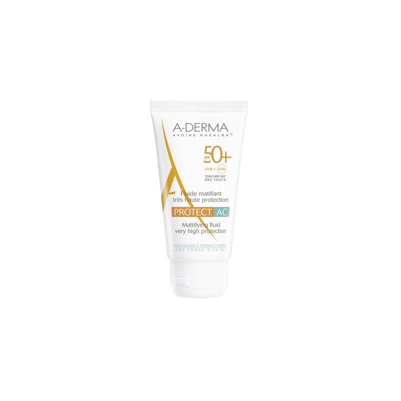 ADERMA A-D PROTECT AC FLUIDO MAT 50+ 40 ML