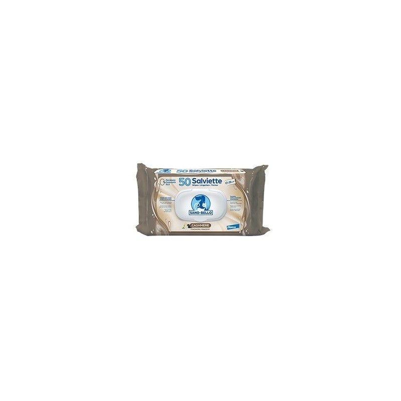 SANO E BELLO SALVIETTE DETERGENTI CASHMERE MOMENT 50 PEZZI