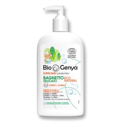 BIOGENYA SUPER BABY PROTECTION 2IN1 CORPO E CAPELLI BAGNETTO DELICATO BIO 400 ML