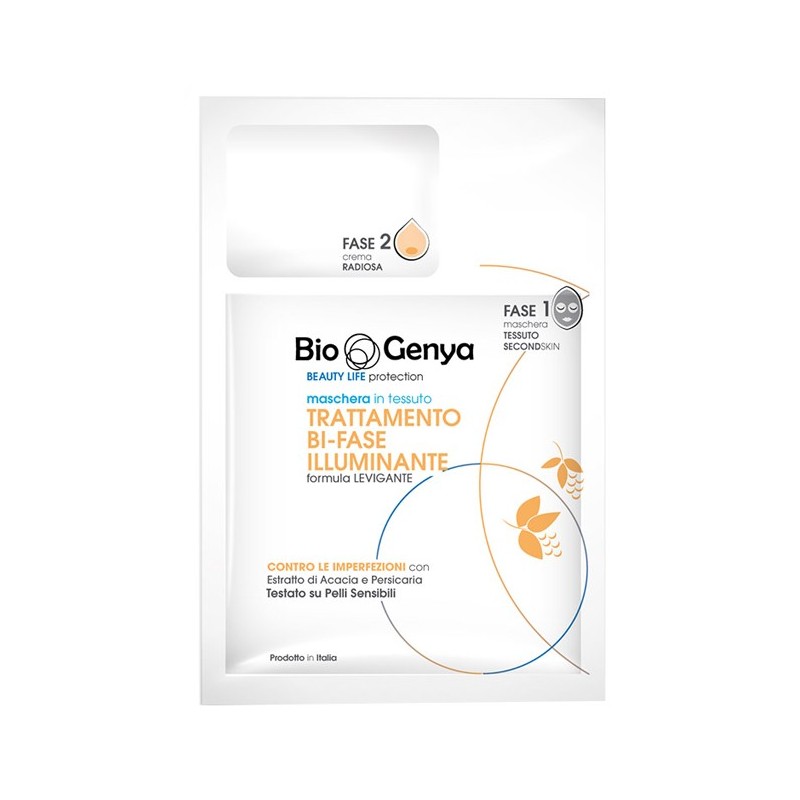 BIOGENYA BEAUTY LIFE PROTECTION MASCHERA IN TESSUTO TRATTAMENTO BI-FASE ILLUMINANTE