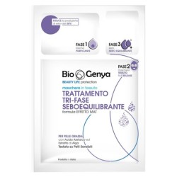 BIOGENYA BEAUTY LIFE PROTECTION MASCHERA IN TESSUTO TRATTAMENTO TRI-FASE SEBOEQUILIBRANTE