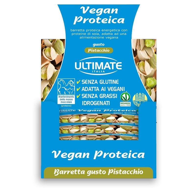 ULTIMATE BARRETTA VEGAN PROTEICA PISTACCHIO 24 X 40 G