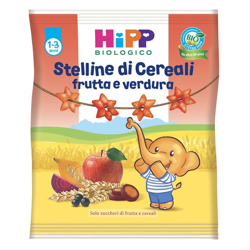 HIPP BIO STELLINE FRUTTA VERDURA 30 G