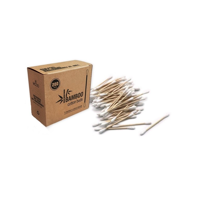 HIMALAYA MOOD BAMBOO COTTON BUDS 200 PEZZI