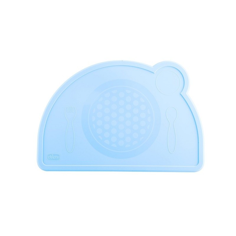 CHICCO TOVAGLIETTA SILICONE BLU