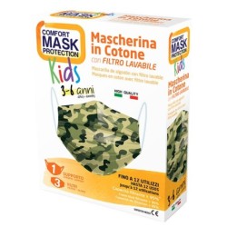 DAILY MASK 1 MASCHERINA COTONE + 3 FILTRI 3/6 MASCHIO