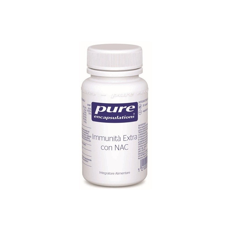 PURE ENCAPSULATIONS IMMUNITA' EXTRA CON NAC 30 CAPSULE